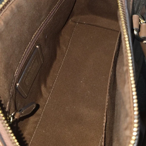 Coach Tan and Brown Satchel - Picture 7 of 8